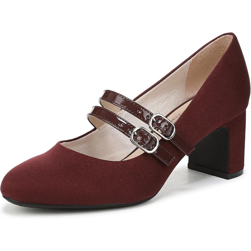 LifeStride Women's True Pump California Wine Red Size 7 Wide